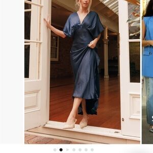 New petal & pup navy Ricki dolman dress size medium